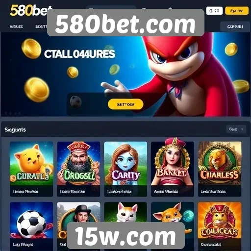 Plataforma de jogos 580bet.com apresenta variedade de títulos